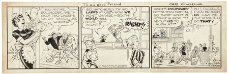 Al Capp with Frank Frazetta Li'l Abner Daily Com: Al Capp with Frank Frazetta Li'l Abner Daily Comic Strip Or