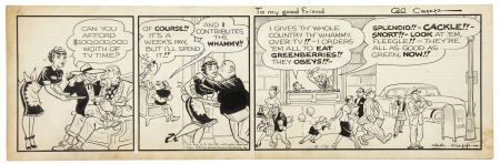 Al Capp with Frank Frazetta Li'l Abner Daily Com: Al Capp with Frank Frazetta Li'l Abner Daily Comic Strip Or