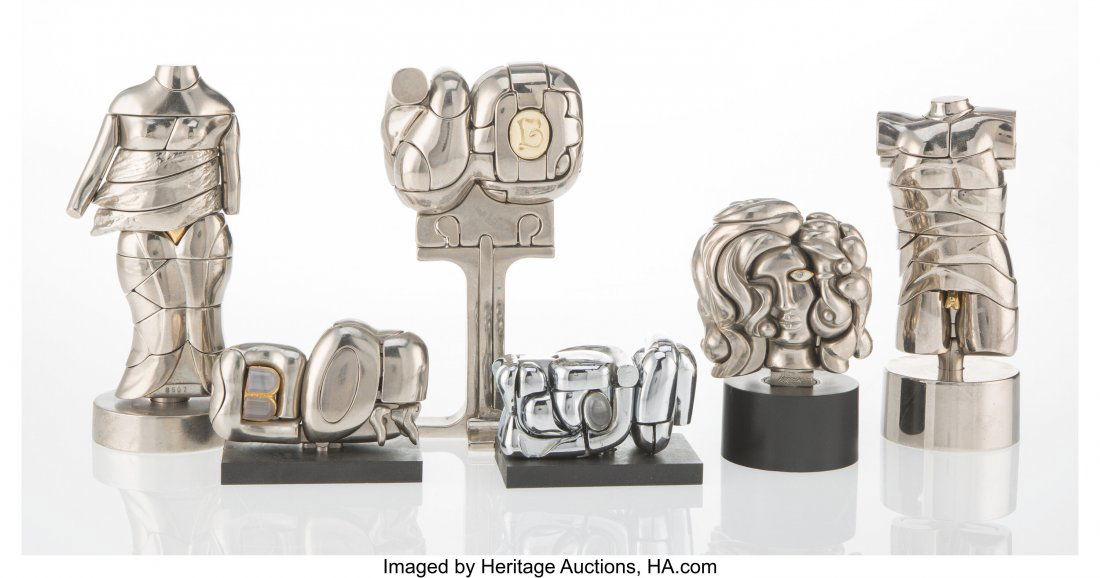 Miguel Berrocal (Spanish, 1933-2006) Six Mini Pu (1 of 4)