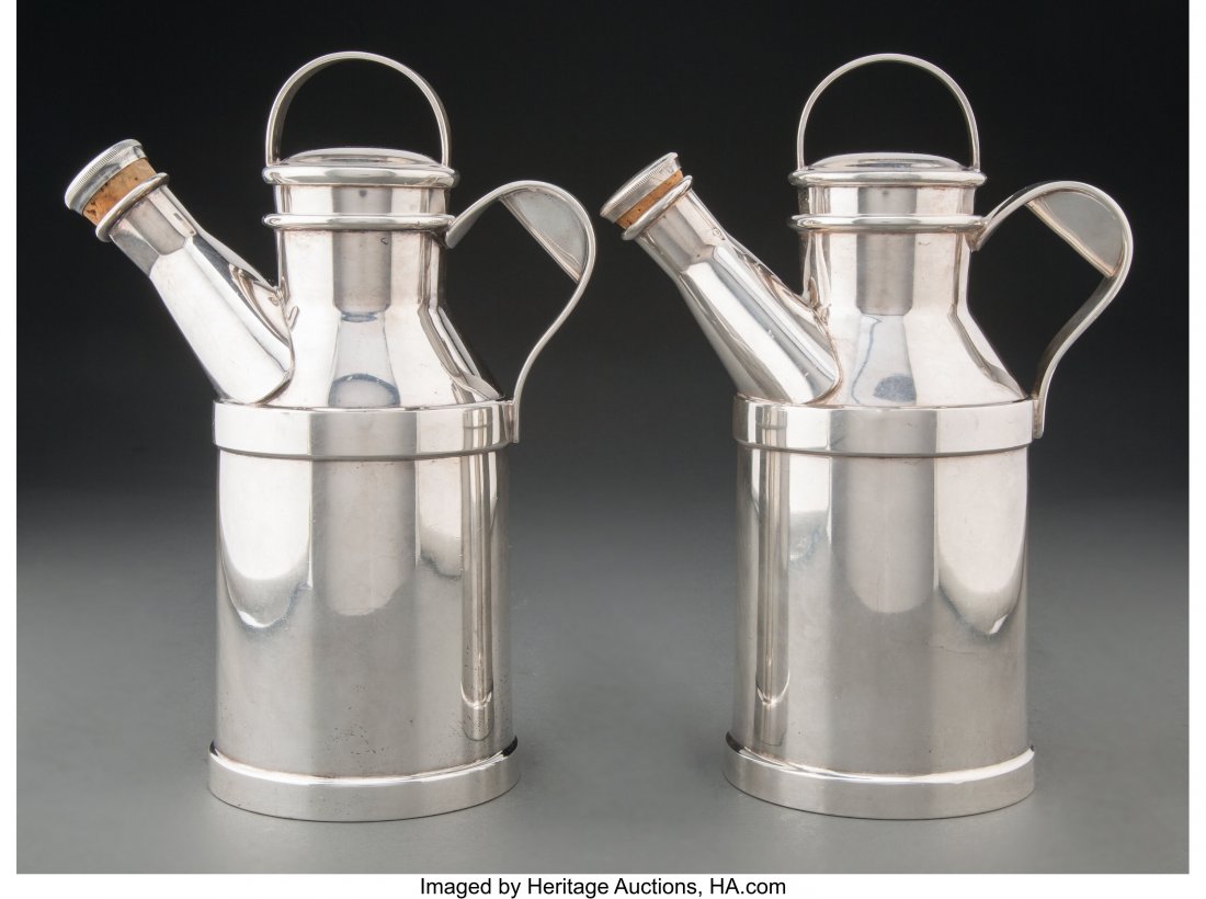 Reed & Barton (American, est. 1824) Pair of Milk (1 of 3)