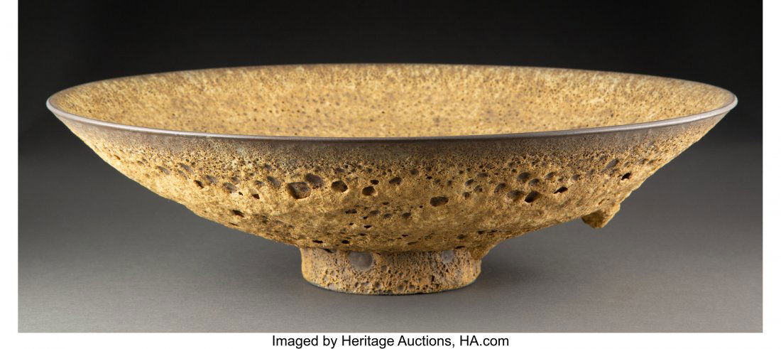 James Lovera (American, 1920-2015) Bowl Lava gla: James Lovera (American, 1920-2015) Bowl Lava glazed porcelain 5 x 17-3/4 inches (12.7 x 45.1 cm) Incised lovera to underside PROVENANCE: Acquired directly from the artist. HID03101062020 © 2020 H