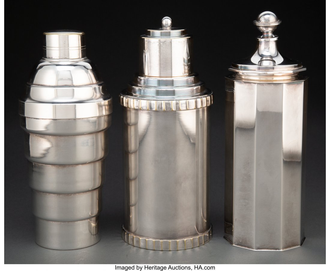 Various Schools (20th century) Three Cocktail Sh (1 of 3)