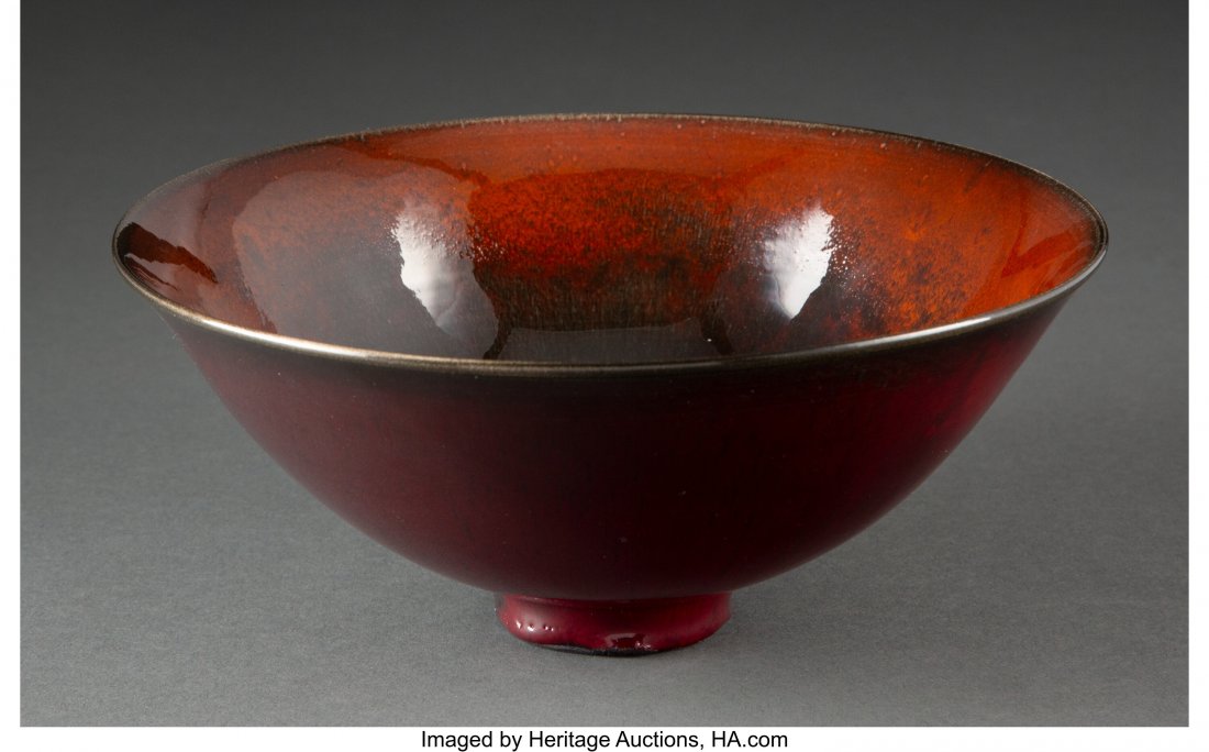 James Lovera (American, 1920-2015) Bowl Porcelai: James Lovera (American, 1920-2015) Bowl Porcelain 3-1/2 x 8 inches (8.9 x 20.3 cm) Incised lovera to underside PROVENANCE: Acquired directly from the artist. HID03101062020 © 2020 Heritage Auctio
