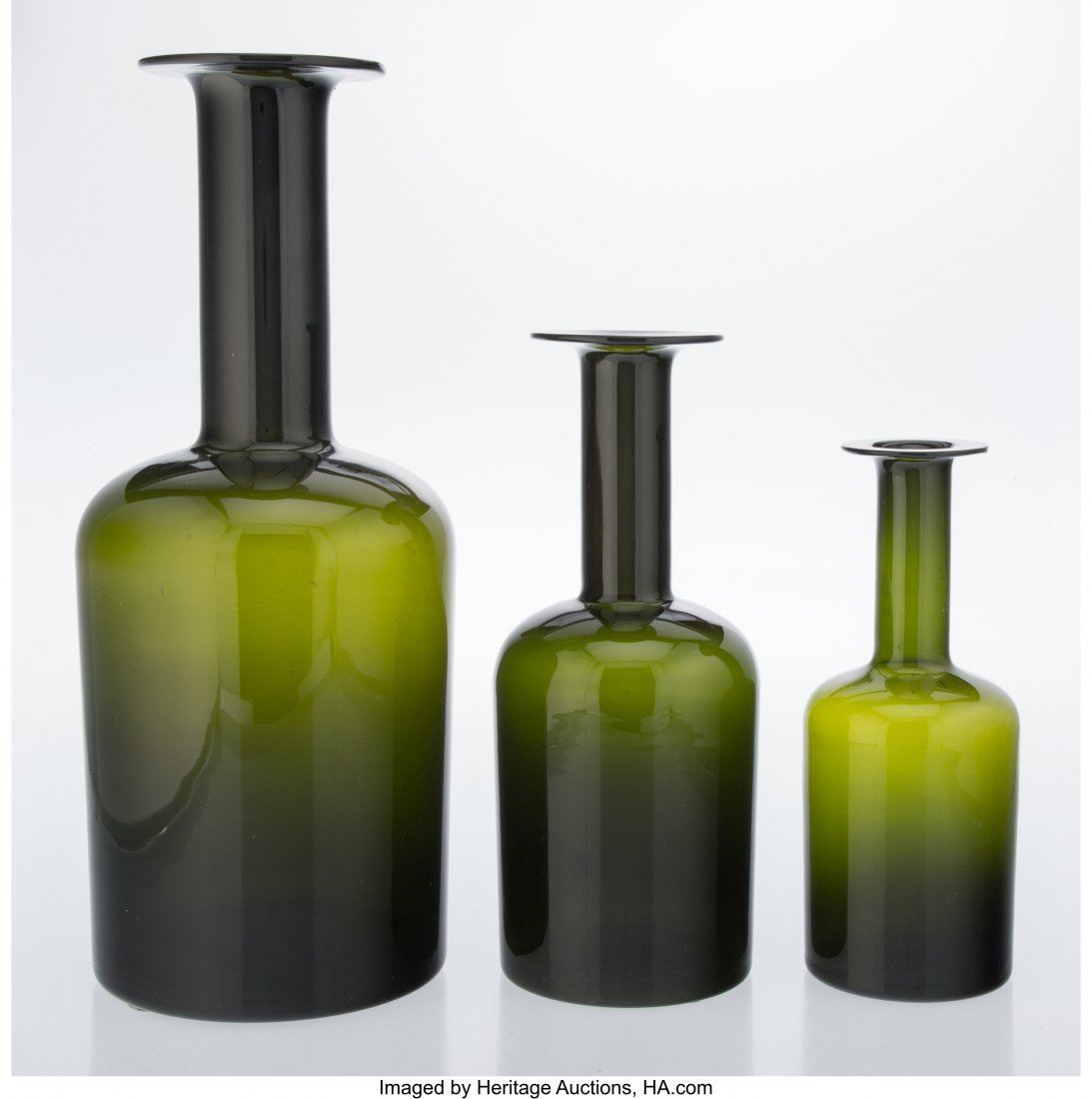 Otto Brauer (Danish, 1911-1984) Three Early Gulv (1 of 2)