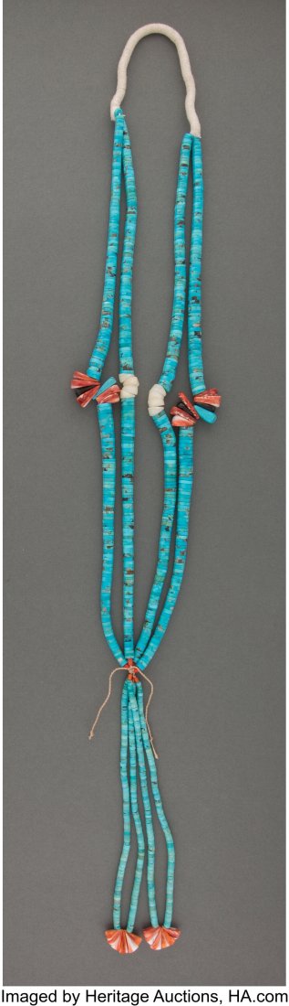 A Santo Domingo Necklace  c. 1975  Length: 25 ½ (1 of 1)