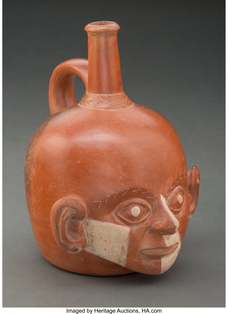 A Transitional Salinar-Mochica Portrait Vessel (1 of 3)