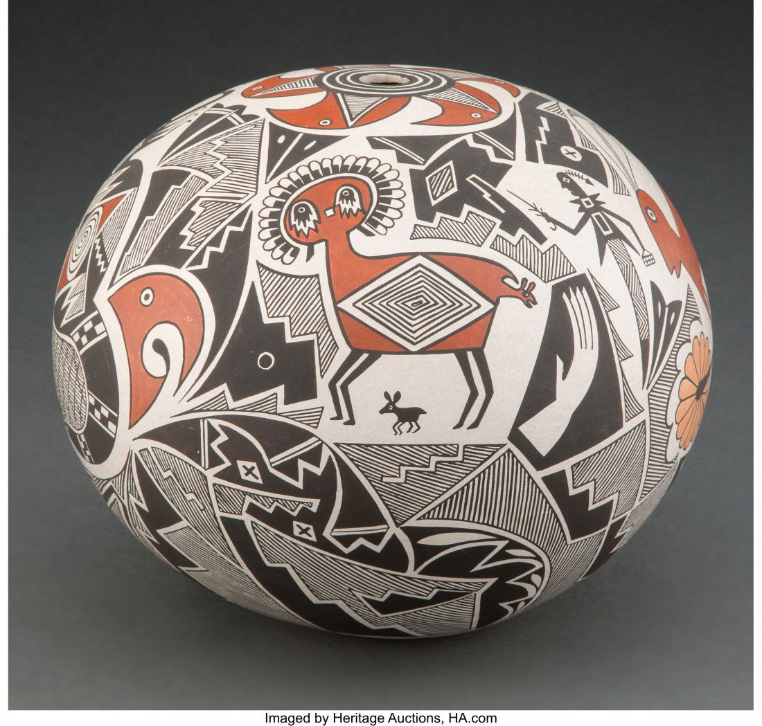 An Acoma Polychrome Jar  Barbara and Joseph Cern (1 of 4)