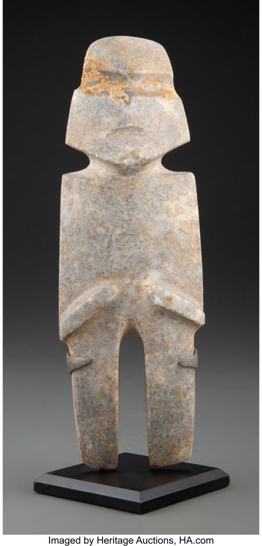 A Mezcala Stone Figure  Guerrero, Mexico, c. 500 (1 of 3)