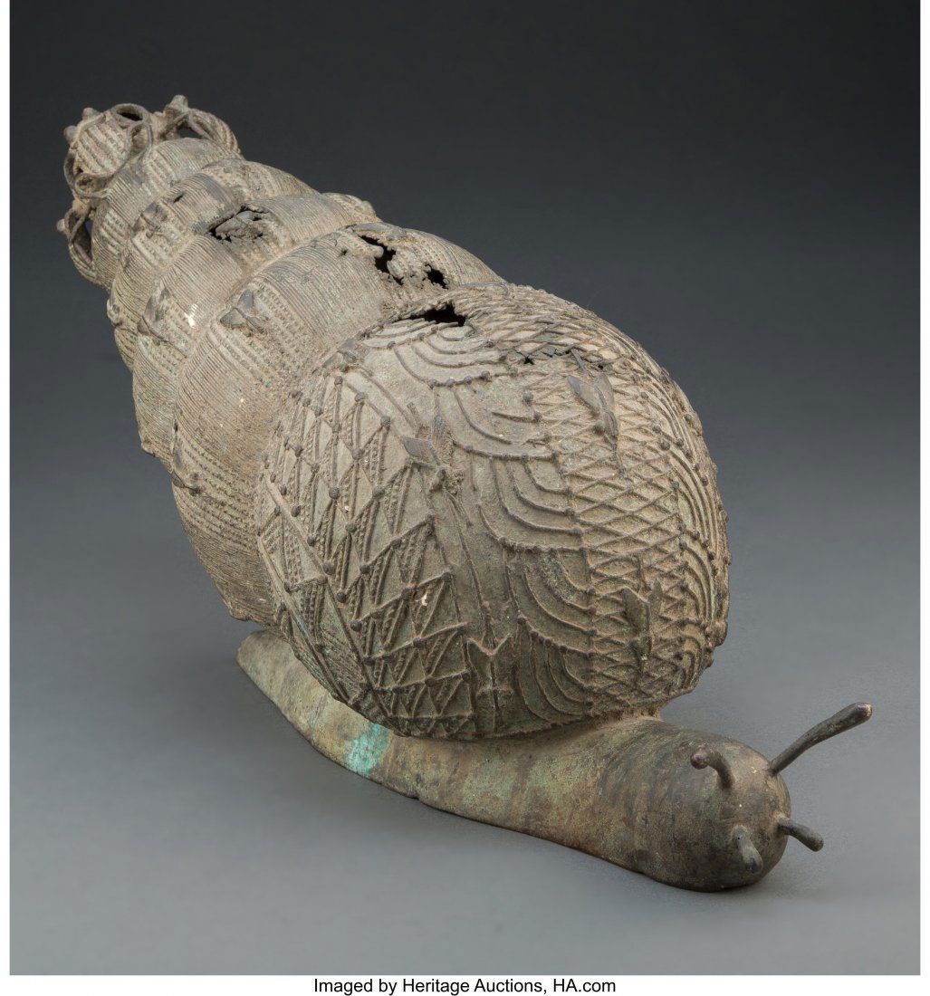 A Large Igbo-Ukwu Ritual Vessel  Nigeria, 19th t (1 of 3)
