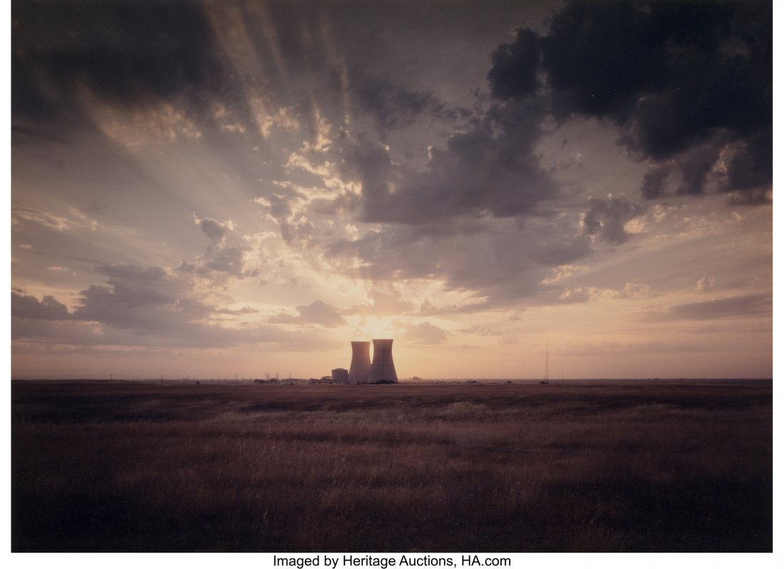 John Pfahl (American, 1939) Rancho Seco Nuclear: John Pfahl (American, 1939) Rancho Seco Nuclear Plant, Sacramento, California, 1983 Dye coupler print 13-3/8 x 18-3/8 inches (34.0 x 46.7 cm) Signed, titled, dated, and editioned 13/15 in ink, verso.