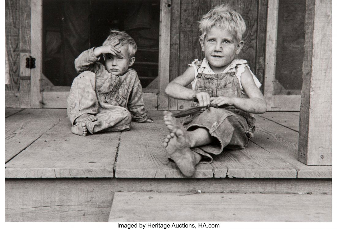 Ben Shahn (American, 1898-1969) Group of 7 Farm: Ben Shahn (American, 1898-1969) Group of 7 Farm Security Administration Photographs, 1935-1938 Gelatin silver, printed later 7 x 9-1/2 inches (17.8 x 24.1 cm); and the reverse One with Library of Cong