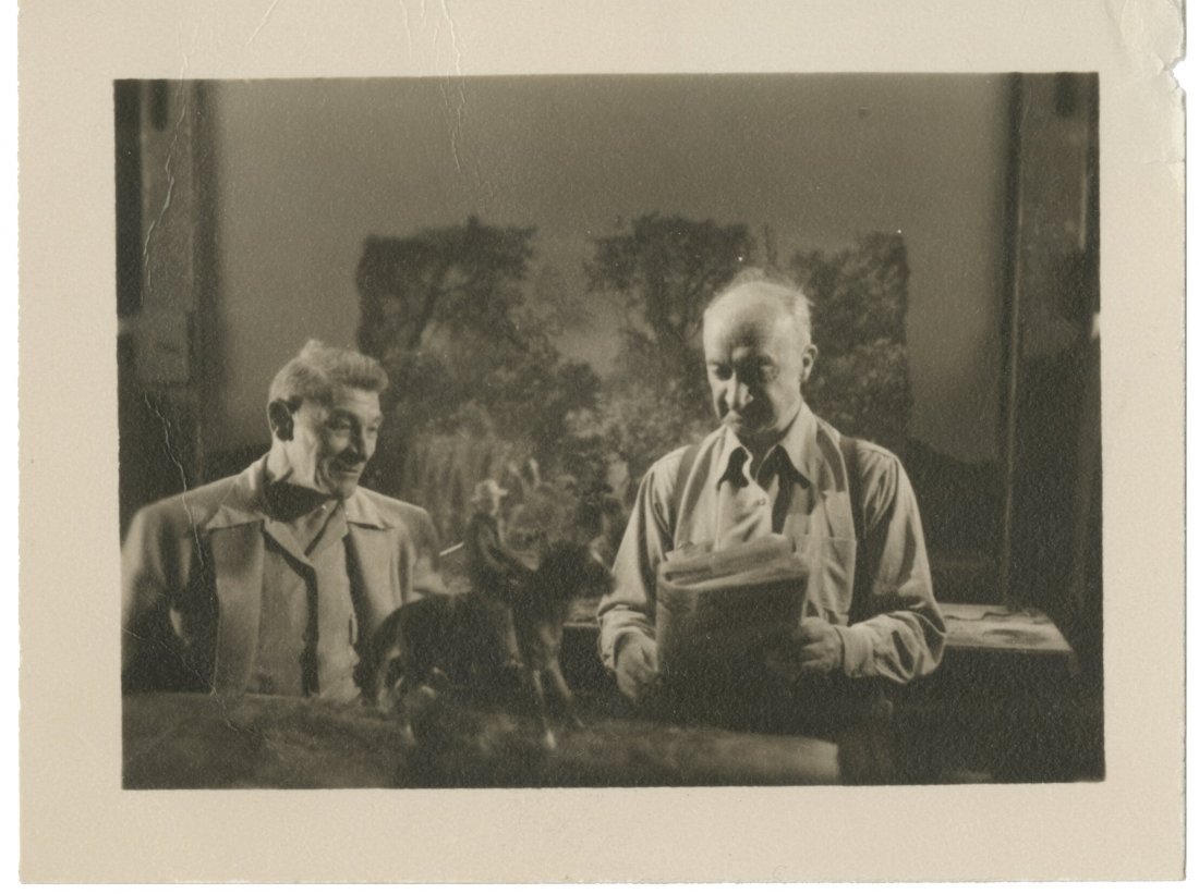 Mighty Joe Young Collection of Behind the Scenes: Mighty Joe Young Collection of Behind the Scenes Photos (15) Including (4) of Ray Harryhausen (RKO, 1949). Vintage original gelatin silver photographs on single-weight paper ranging in size from 3.25"