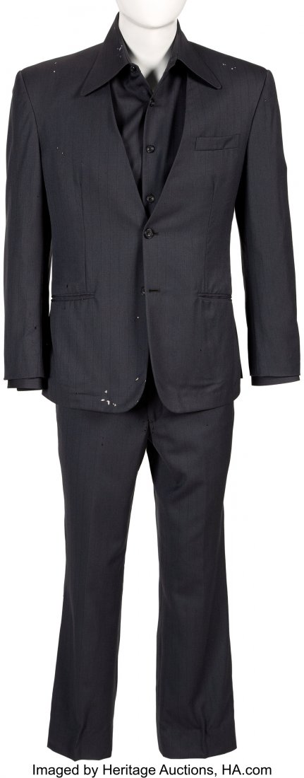Ray Charles Personally Owned Oscar Odelia Suit.: Ray Charles Personally Owned Oscar Odelia Suit. A gray three-piece suit owned and worn by the R&B/gospel icon, made for Charles by Oscar Odelia (per the jacket's interior label). Comes directly fr