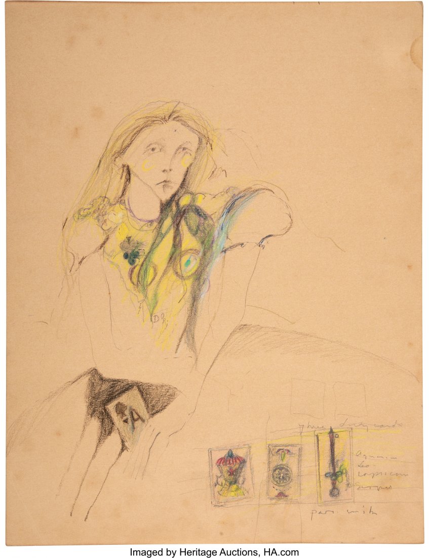 Patti Smith Signed and Inscribed WITT First Edit: Patti Smith Signed and Inscribed WITT First Edition Book (1973) and Signed Pastel Drawing (early 1970s). A collection of two signed items from the punk poet. Includes: 1) A first edition of WITT (Goth