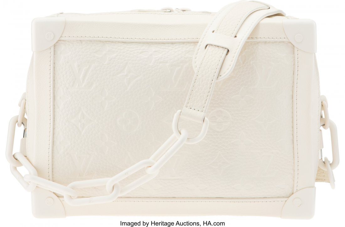 Louis Vuitton White Empreinte Leather Soft Trunk (1 of 4)