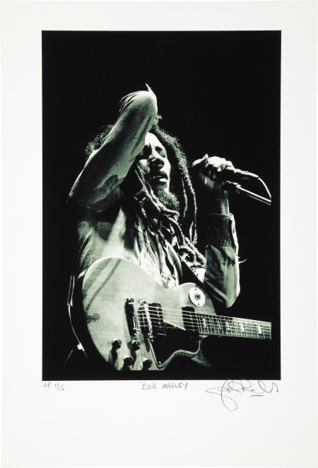 Bob Marley - John Robert Rowlands Photo Print, A: Bob Marley - John Robert Rowlands Photo Print, Artist Proof 1/15 (circa late 1970s). The