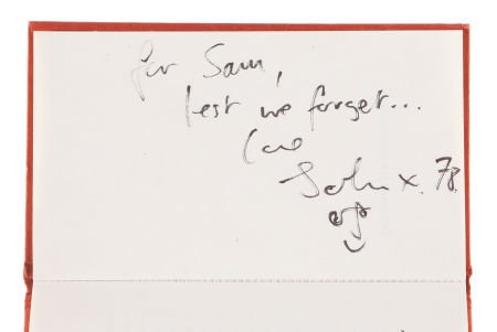 Beatles Related - John Lennon Signed Copy of The: Beatles Related - John Lennon Signed Copy of The English Gentleman<