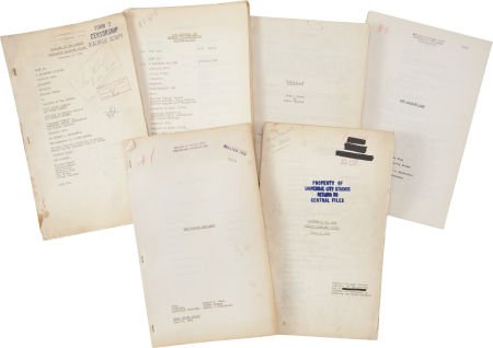 Herman J. Mankiewicz Script Lot.: Herman J. Mankiewicz Script Lot. This set of six scripts and continuities -- most of them