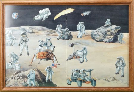 Space Cowboys Assorted Prop Wall Hangings.: Space Cowboys Assorted Prop Wall Hangings. Includes a pair of 16" x