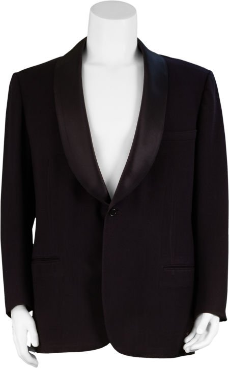 Henry Stephenson Costume Tuxedo Jacket.: Henry Stephenson Costume Tuxedo Jacket. A dark blue tuxedo jacket with a Warner Bros. St