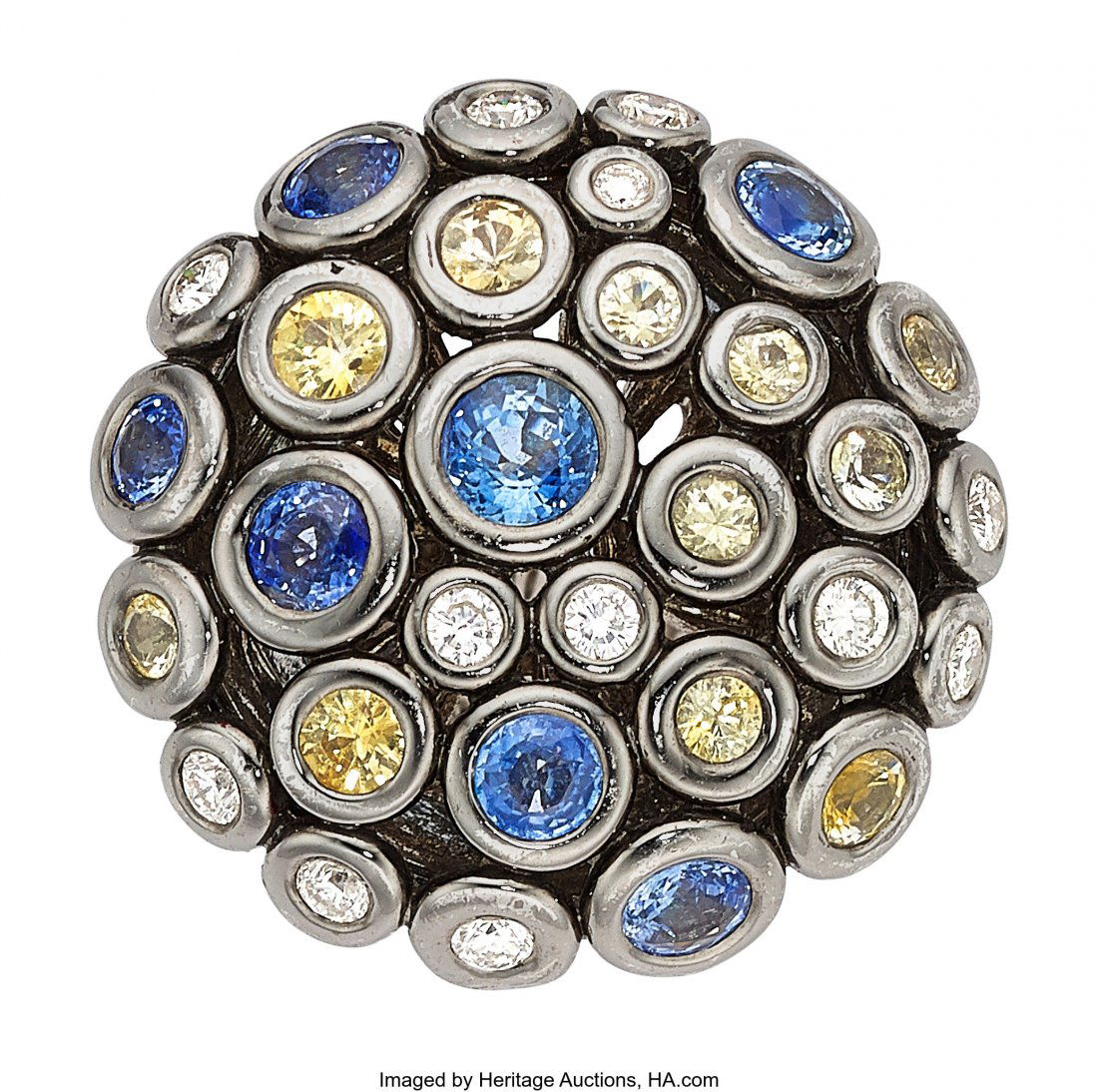 Piranesi Sapphire, Yellow Sapphire, Diamond, Whi (1 of 1)