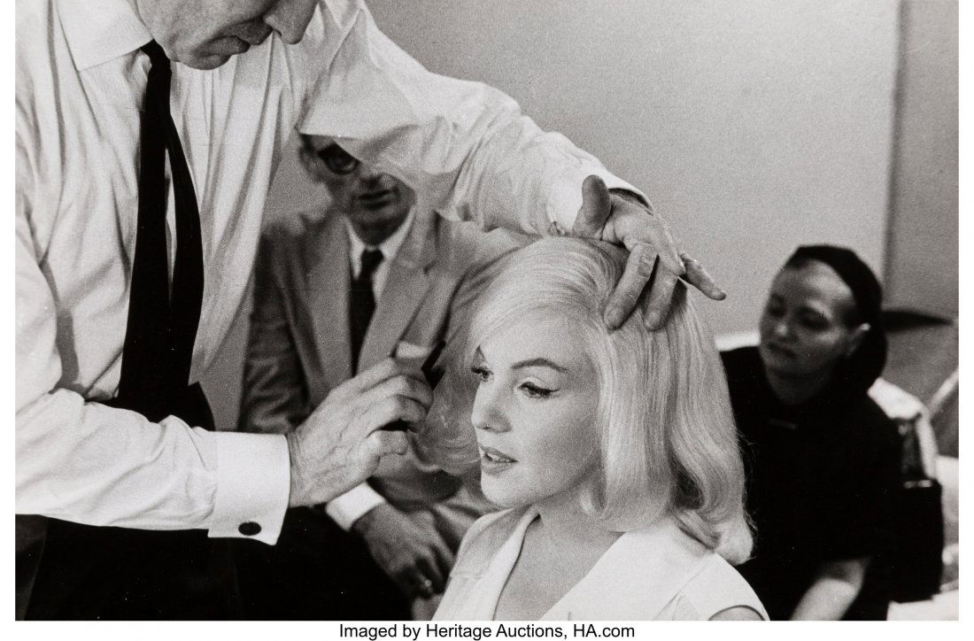 Bruce Davidson (American, 1933) Marilyn Monroe (: Bruce Davidson (American, 1933) Marilyn Monroe (on the set of The Misfits), 1960 Gelatin silver print 7-7/8 x 11-3/4 inches (20.0 x 29.8 cm) (image/sheet) Photographer's Magnum Photo stamp, verso. HID