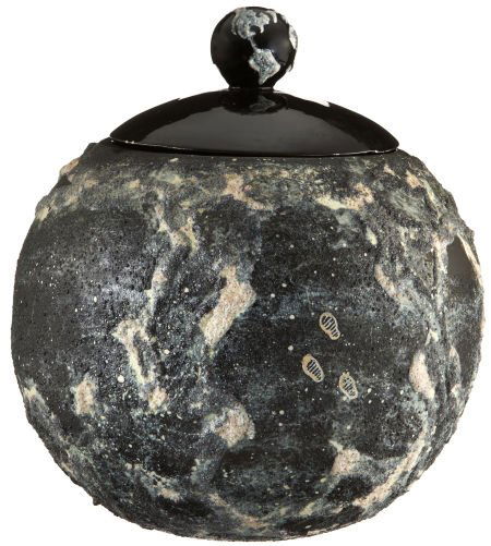 "Earthrise" 1970 Cookie Jar by Helen Garriott Or: "Earthrise" 1970 Cookie Jar by Helen Garriott Originally from the Personal Collection of Astronaut Van