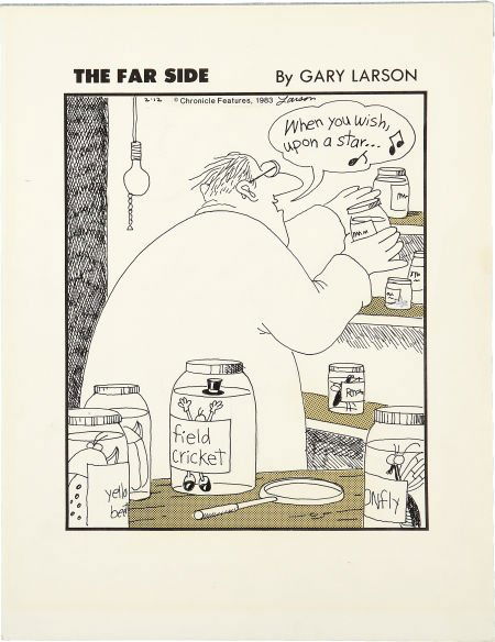 Gary Larson The Far Side Daily Comic Strip Original Art: Gary Larson The Far Side Daily Comic Strip Original Art dat