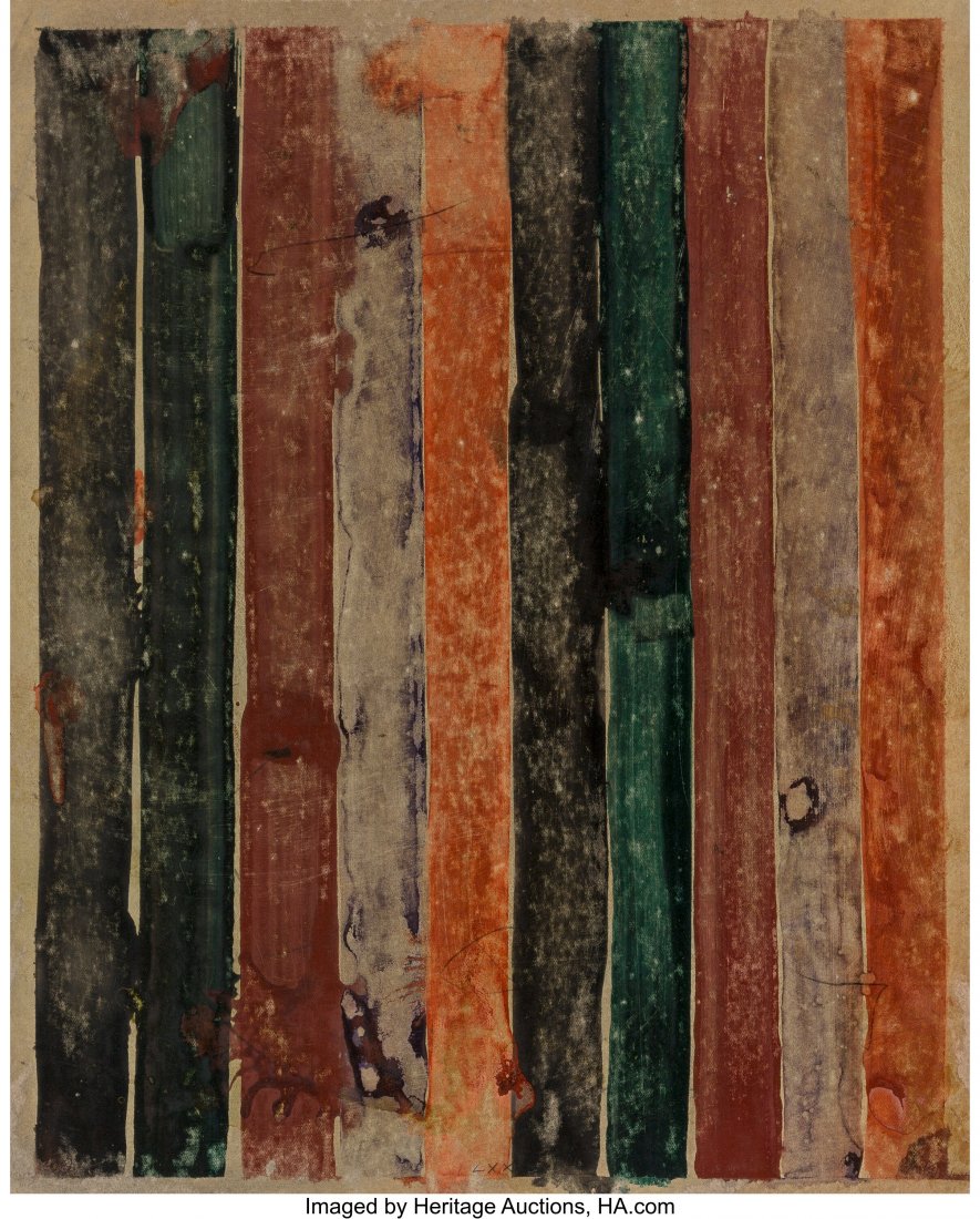 Robert Kelly (b. 1956) Road to Nice LXXXII, 1999: Robert Kelly (b. 1956) Road to Nice LXXXII, 1999 Gouache on paper 14 x 11-1/4 inches (35.6 x 28.6 cm) Signed, dated, and titled along the lower edge: 99 / LXXXII / RK PROVENANCE: Ann Reed Gallery, Ket