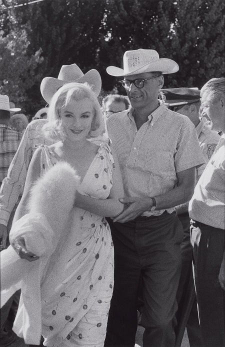 BRUCE DAVIDSON (American, b. 1933) Marilyn Monro: BRUCE DAVIDSON (American, b. 1933)Marilyn Monroe (In Cherry Print Dress), circa