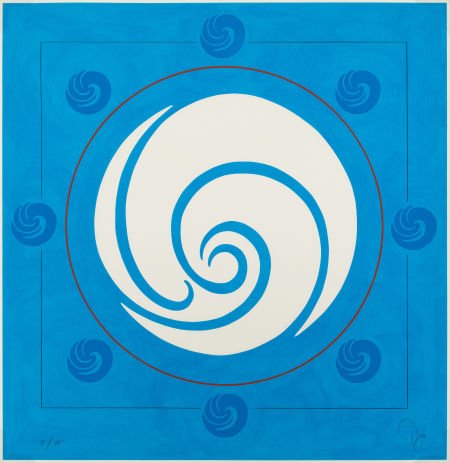 JACK YOUNGERMAN (American, b. 1926) Galaxy Appl: JACK YOUNGERMAN (American, b. 1926)Galaxy Apple Green, Galaxy Yellow Orange, Galaxy Bl