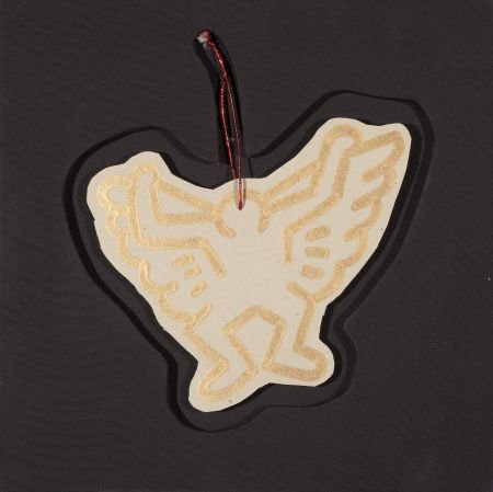 KEITH HARING (American, 1958-1990) Rico (Angel),: KEITH HARING (American, 1958-1990)Rico (Angel), 1989Marker/enamel on cardbo