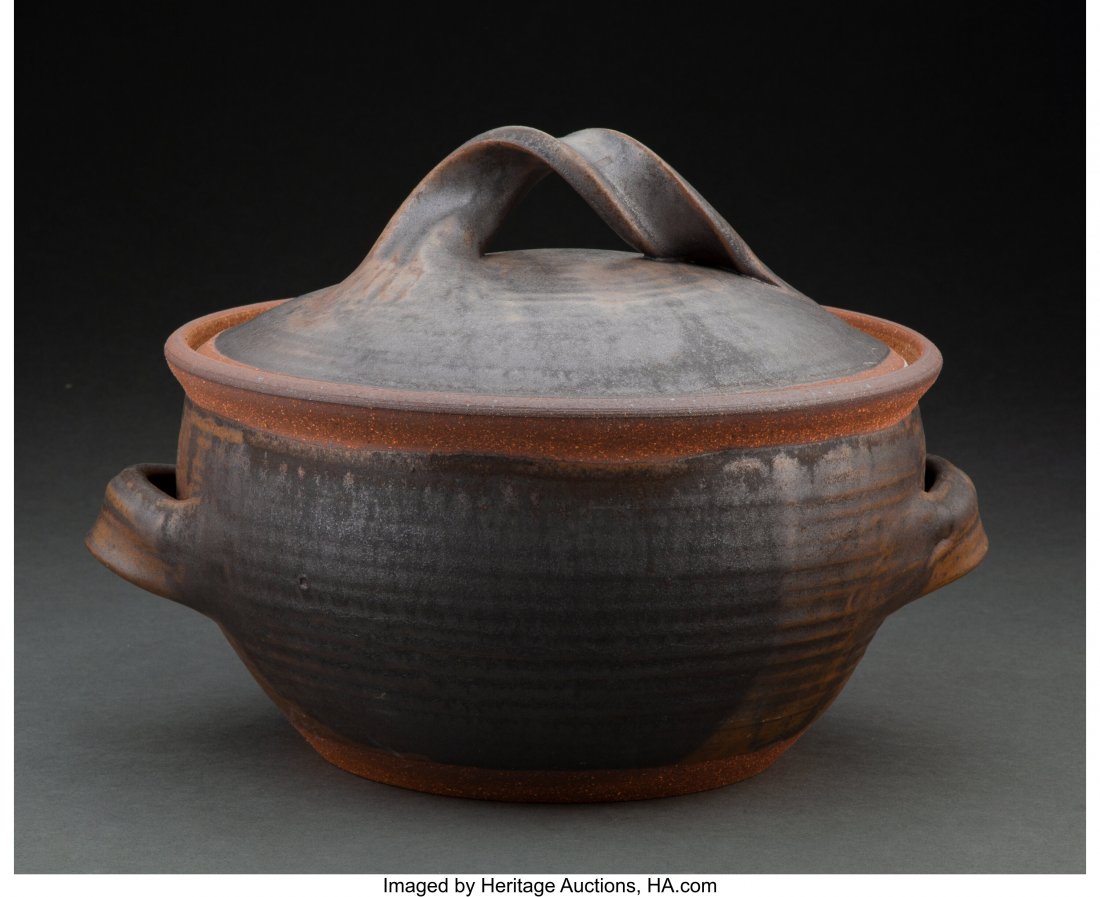 Karen Karnes (American, 1925-2016) Covered Vesse (1 of 4)