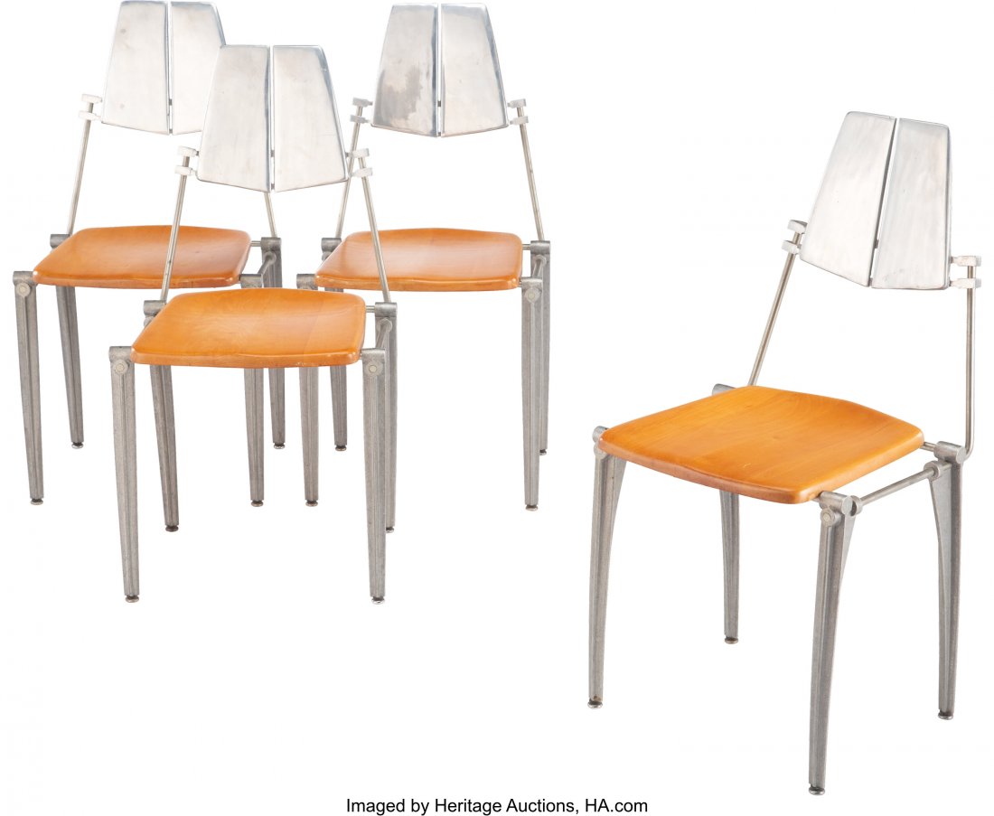 Robert Josten (American) A Set of Four Chairs, c (1 of 2)