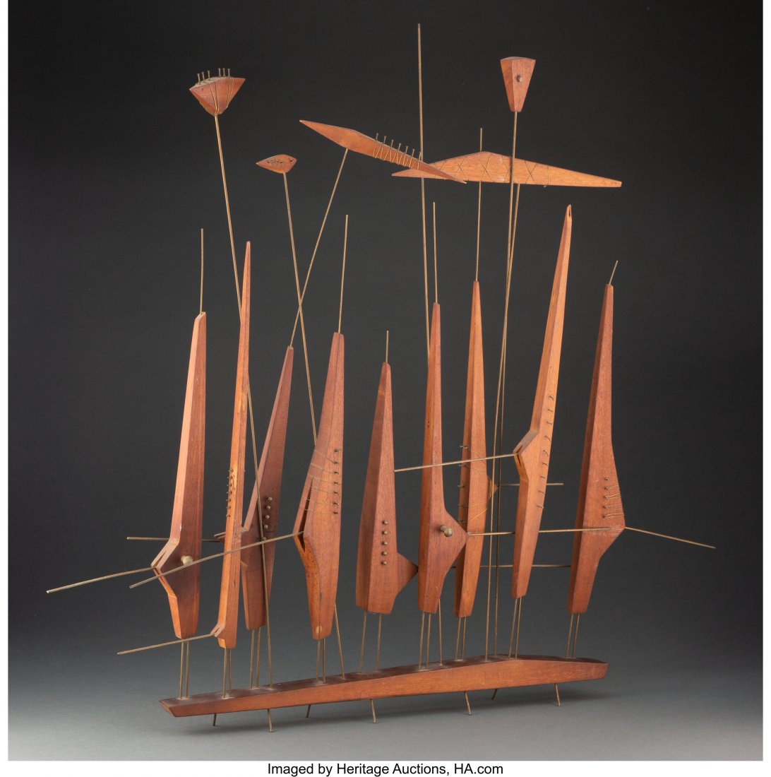 John Risley (American, 1919-2002) Joust Wood, br (1 of 4)