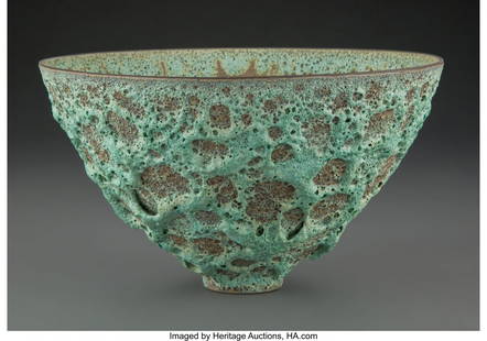 James Lovera (American, 1920-2015) Bowl Lava gla: James Lovera (American, 1920-2015) Bowl Lava glazed porcelain 5-3/4 x 9-3/4 inches (14.6 x 24.8 cm) Incised lovera to underside HID03101062020 © 2020 Heritage Auctions | All Rights Reserved