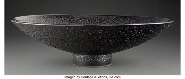 James Lovera (American, 1920-2015) Bowl Lava gla: James Lovera (American, 1920-2015) Bowl Lava glazed ceramic 5-1/8 x 17-3/4 inches (13.0 x 45.1 cm) Incised lovera to underside HID03101062020 © 2020 Heritage Auctions | All Rights Reserved