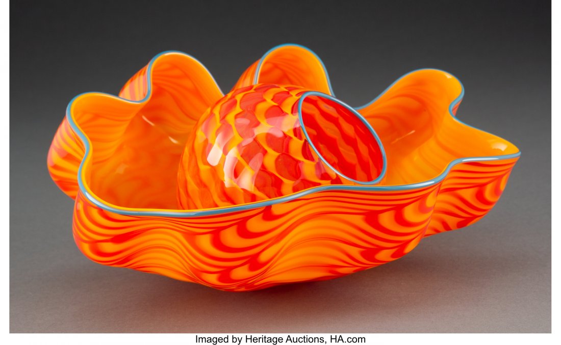 Dale Chihuly (American, b. 1941) Tiger Lily Seaf (1 of 4)