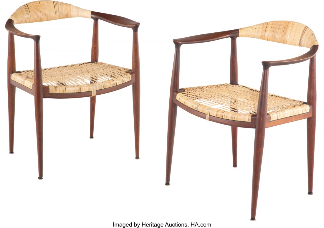 Hans J. Wegner (Danish, 1914-2007) Pair of The C (1 of 2)
