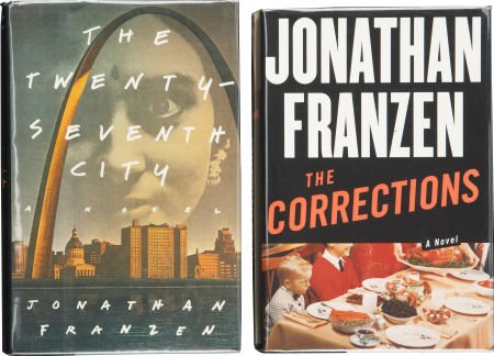 Jonathan Franzen. Two Signed First Editions, including:: Jonathan Franzen. Two Signed First Editions, including: The Twenty-Seventh City.