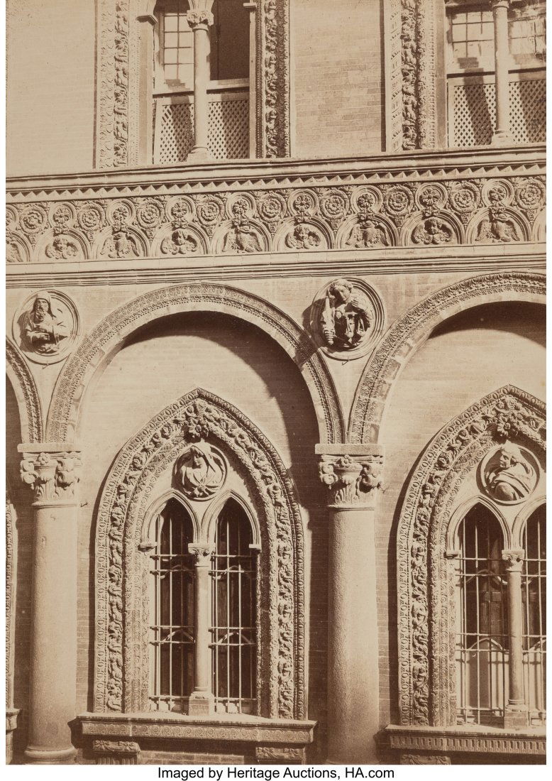 Pompeo Pozzi (Italian, 1817-1917) Milan, Façade: Pompeo Pozzi (Italian, 1817-1917) Milan, Façade of Ospedale Maggiore, circa 1860 Albumen print 14-3/4 x 10-3/8 inches (37.5 x 26.4 cm) 19-1/8 x 12-1/8 inches (mount) Photographer's blindstamp a