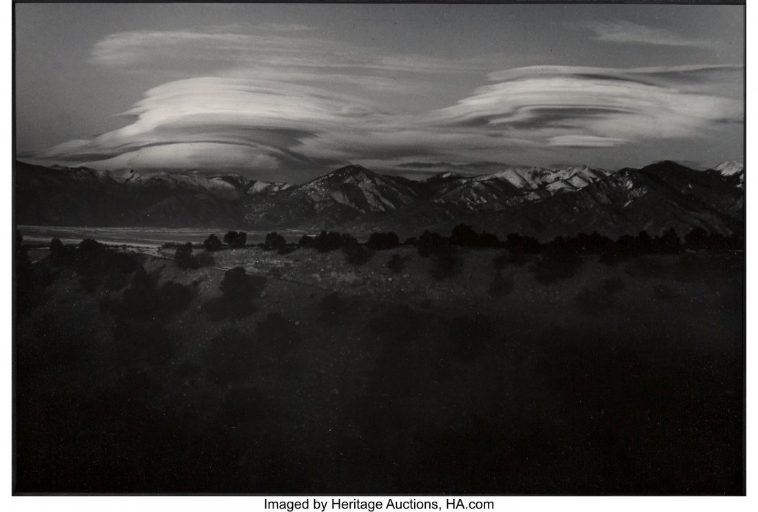 W. Eugene Smith (American, 1918-1978) Cloud Moun: W. Eugene Smith (American, 1918-1978) Cloud Mountain Landscape, New Mexico, 1947 Gelatin silver print 9 x 13-1/2 inches (22.9 x 34.3 cm) (image/sheet) Photographer's stamp, Exhibition Print stamp, and
