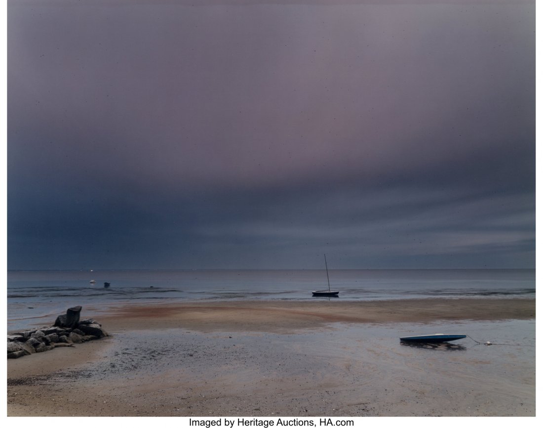 Joel Meyerowitz (American, 1938) Dusk (from Bay: Joel Meyerowitz (American, 1938) Dusk (from Bay Sky series), 1982 Dye coupler print on Kodak Ektacolor paper, printed 1986 15-1/2 x 19-1/2 inches (39.4 x 49.5 cm) (image) 16 x 20 inches (sheet) Signed