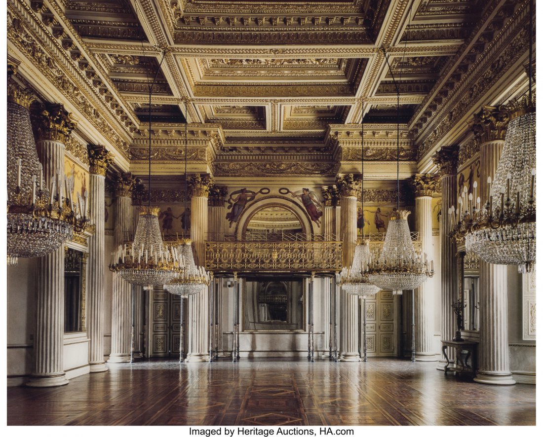 Massimo Listri (Italian, 1954) Palazzo Reale di : Massimo Listri (Italian, 1954) Palazzo Reale di Torino, 2007 Oversized dye coupler print 48-1/4 x 59 inches (122.6 x 149.9 cm) (image/sheet) Signed, titled, dated, and editioned 1/2 in ink, mount vers