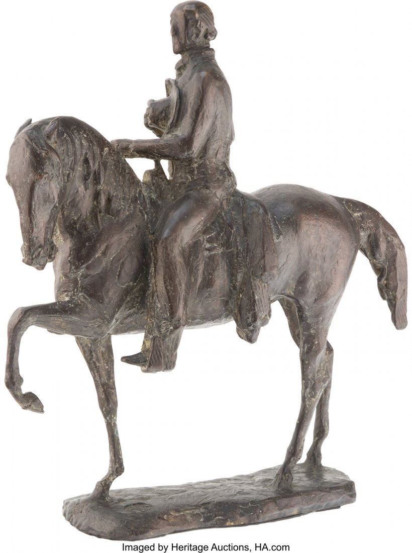 Floyd T. DeWitt (American, b. 1934) Harmony Bron: Floyd T. DeWitt (American, b. 1934) Harmony Bronze with brown patina 15 inches (38.1 cm) high Inscribed along the base: FTD HID03101062020 © 2020 Heritage Auctions | All Rights Reserved