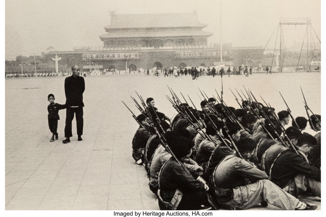 Henri Cartier-Bresson (French, 1908-2004) Peking: Henri Cartier-Bresson (French, 1908-2004) Peking, China, 1958 Gelatin silver print 5-5/8 x 8-1/2 inches (14.3 x 21.6 cm) (image) 7 x 9-3/8 inches (sheet) Signed in pencil in photographer's stamp, vers