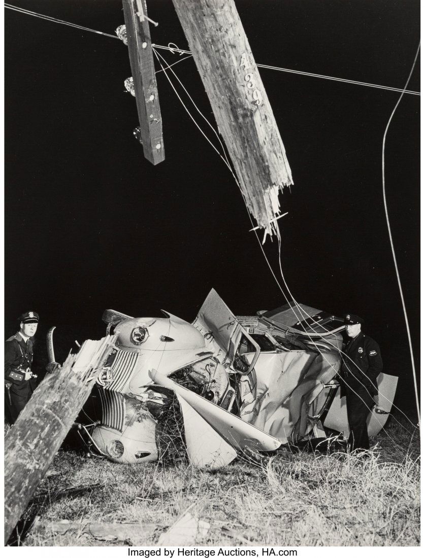 Edward Clark (American, 1911-2000) Car Wreck, 19: Edward Clark (American, 1911-2000) Car Wreck, 1930s Gelatin silver print, printed later 13-3/8 x 10-1/8 inches (34.0 x 25.7 cm) (image/sheet) Signed and dated in pencil, mount recto. HID03101062020 &c
