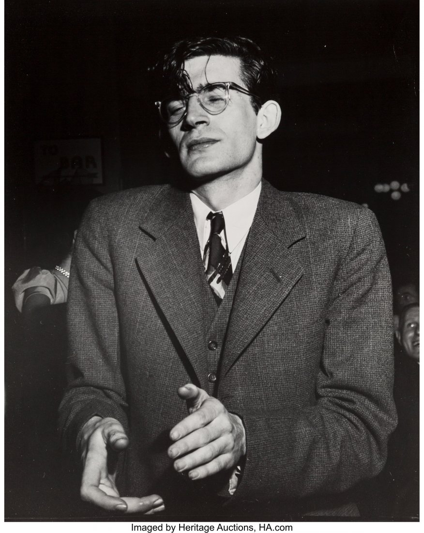 Weegee (American, 1899-1968) Trance Music, 1940s: Weegee (American, 1899-1968) Trance Music, 1940s Gelatin silver print, ferrotyped 13-1/4 x 10-5/8 inches (33.7 x 27.0 cm) (image) 14 x 11-1/4 inches (sheet) Photographer's Weegee / Photo-Representativ