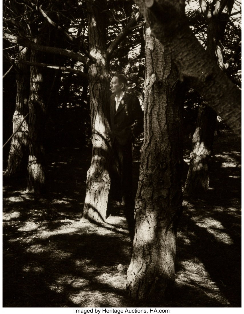 Leigh Wiener (American, 1929-1993) Robinson Jeff: Leigh Wiener (American, 1929-1993) Robinson Jeffers, 1950s Gelatin silver print 13-5/8 x 10-1/2 inches (34.6 x 26.7 cm) (image/sheet) Photographer's stamp and inscribed '1748-13-27' in ink, verso. HID