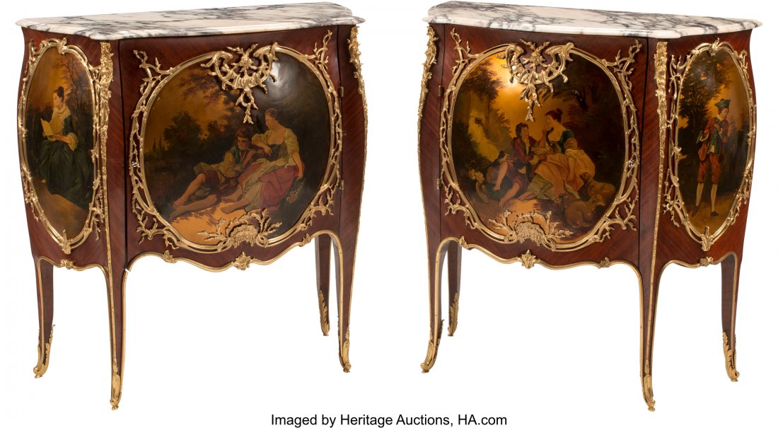 A Pair of French Louis XV-Style Vernis Martin Gi (1 of 6)
